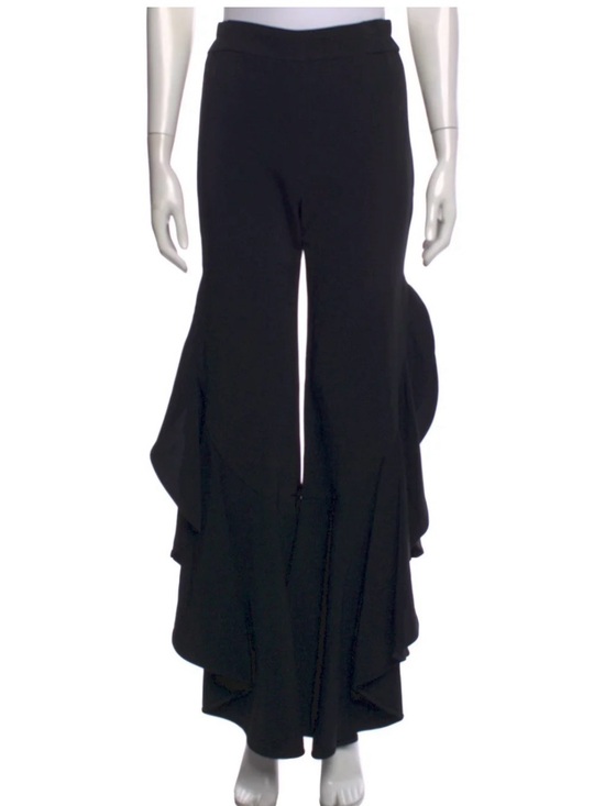 Jonathan Simkhai Pants - Jonathan Simkhai resort 2017 collection ruffle pants black size 4